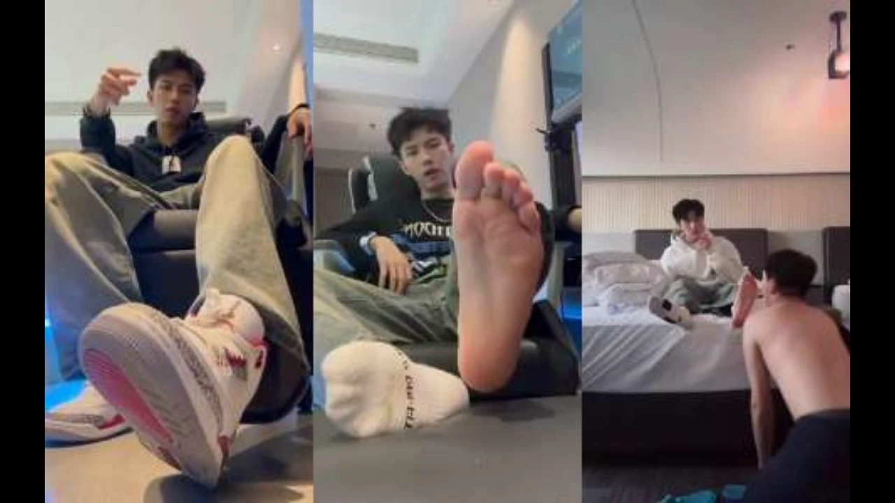 优质白净网红李良鹏球鞋白袜粗口调教