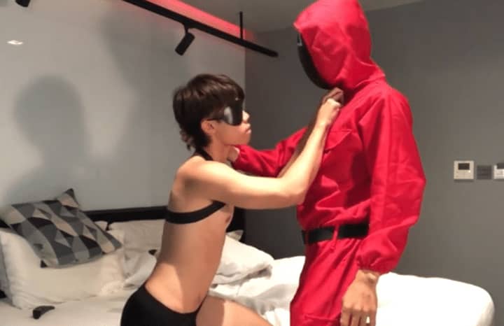 腹肌BTMBROWN 鱿鱼游戏