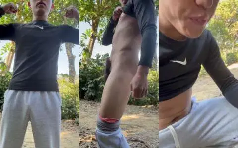 野外飞机射精